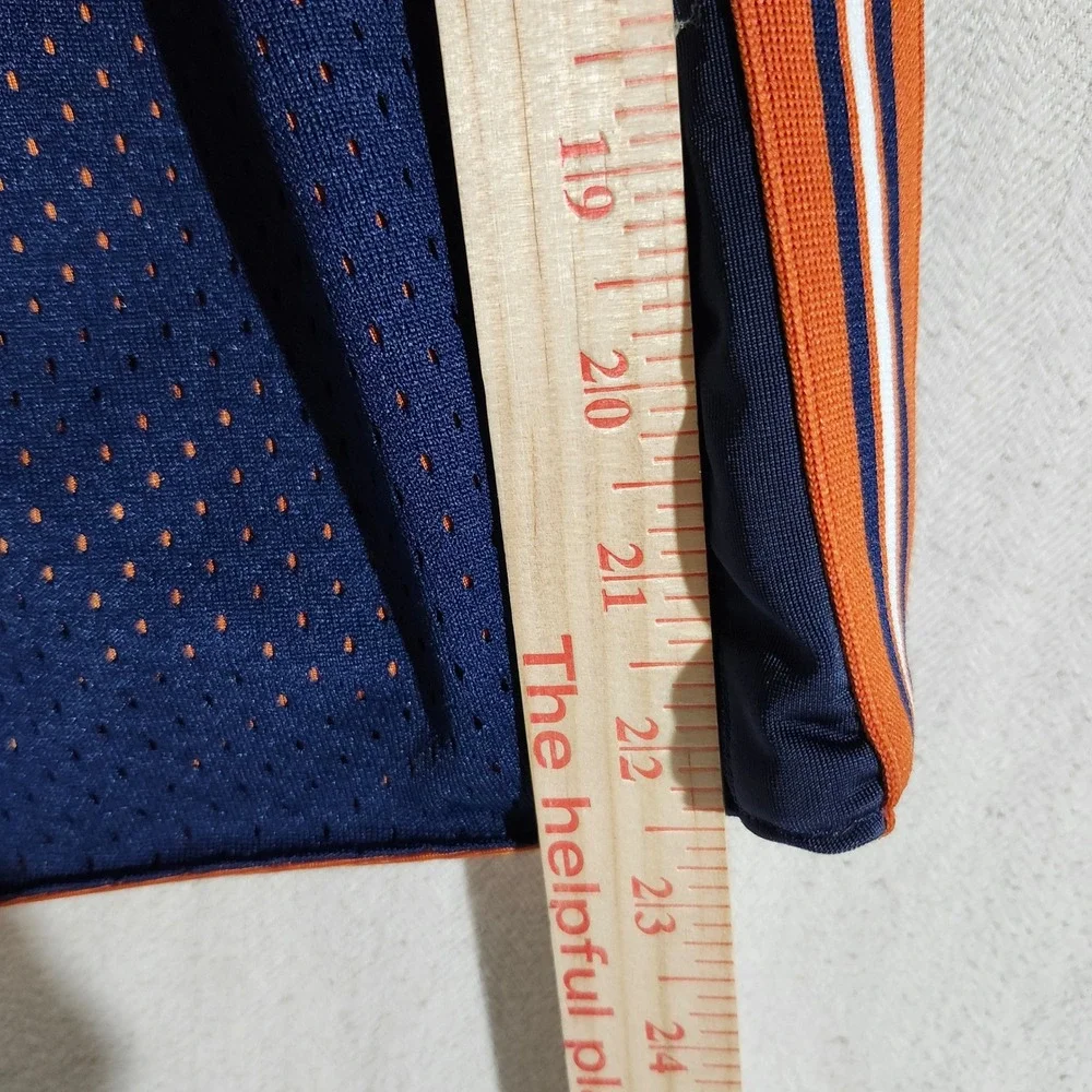 Nike Supreme Vintage Court‎ Basketball Shorts Mens Blue Orange Reversible Mesh M